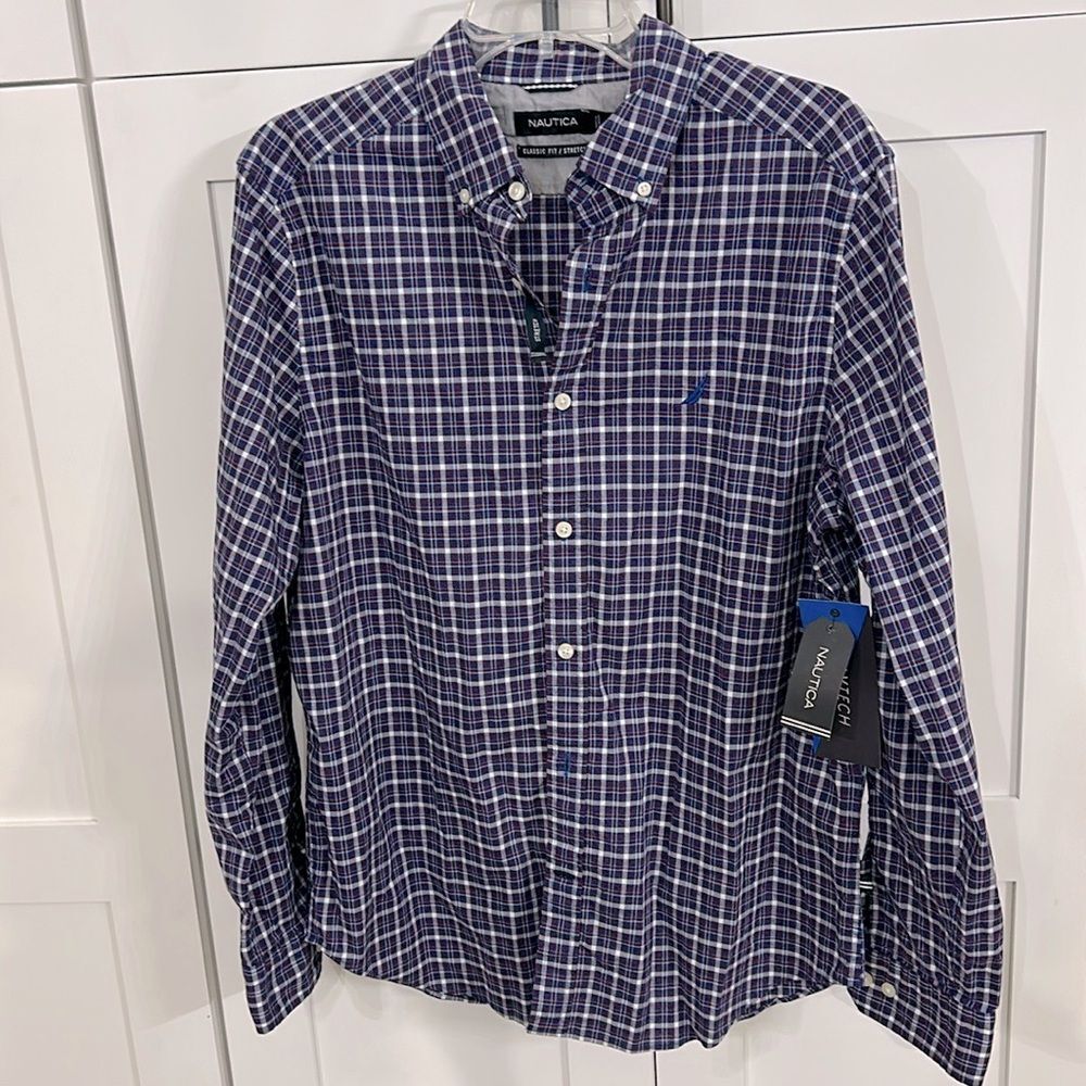 Nautical Button Down Long Sleeve - M - NWT